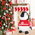 thumbnail image 7 of Christmas scene and stretchable penguin decorations are available., 7 of 7