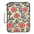 thumbnail image 2 of Haosy Accordion File Organizer Zipper Binder 500 Sheet 6-Tab Expanding File Folder Multi-Pocket 1.2 Inch 3 Ring Elegant Retro Flowers and Leaves, 2 of 7