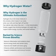 thumbnail image 6 of Hydrogen Water Bottle Generator - 3 Min SPE PEM Tech, 2025 Model, 420ML Portable Hydro Water Bottle Machine for Travel, Wellness & Recovery, Ideal for Kids, Men & Women - Black, 6 of 8