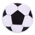 thumbnail image 1 of Cojín redondo de fútbol de peluche, cojín de sofá flexible, 1 of 6