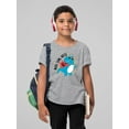 thumbnail image 2 of Cool Dino Make Some Noise T-Shirt Juniors -Image by Shutterstock,  x-Small, 2 of 4