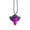 Purple, variant on Skull Charms for Halloween Decoration Small Skull Head Statues with Cowboy Hats for DIY Crafts and Festive Home Decor