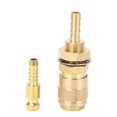thumbnail image 1 of Water Cooled Gas Adapter Brass Welding Torch Gas Water Quick Connector for PTA DB MIG TIG 6mm/0.24in, 1 of 4