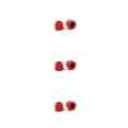 thumbnail image 1 of bedienty 6 Paires de Coussinets d'Oreille Eaps Portables Embouts de Poche Réutilisables Bouchons d'Oreilles de Remplacement pour Casque Fournitures pour Casque Rouge 3Ensemble, 1 of 6