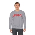 thumbnail image 6 of Cincinnati Ohio Sweatshirt Gifts Crew Neck Shirt Long Sleeve Unisex, 6 of 7
