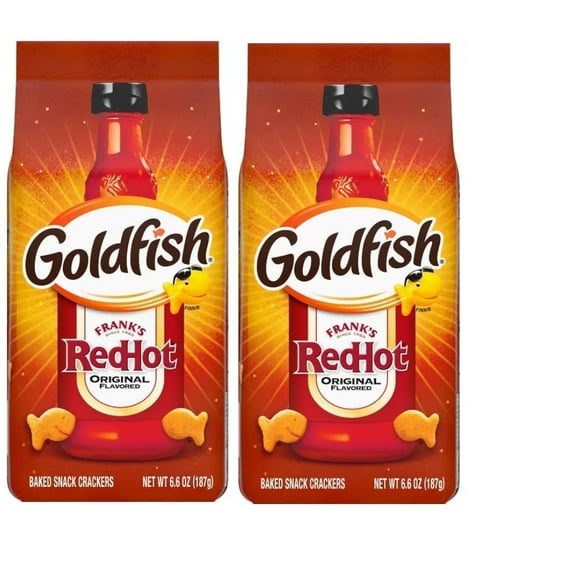 Pepperidge Farm Franks Red Hot Goldfish - 6.6oz Pack of 2