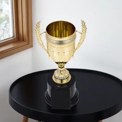 BESTONZON Trophy Golden PVC 1Pack 9.0In Award for Kids Sports Competitions