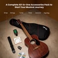 thumbnail image 2 of Fender CC-60S Solid Top Concert Acoustic Guitar - All Mahogany w/ Gig Bag, 2 of 9