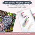 thumbnail image 4 of Kit de pintura por números Pink Picasso 41x51 cm Arte floral, 4 of 9