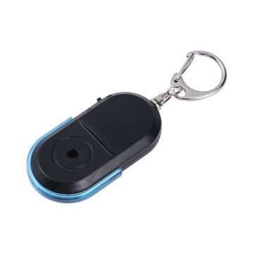 Wireless Anti-Lost Whistle Key Locator Keychain Finder with Alarm and LED Light (Blue)
