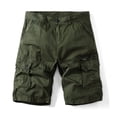 thumbnail image 3 of Pantalones cortos para hombre, holgados, informales, de gran tamaño y con múltiples bolsillos, 3 of 5