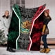 thumbnail image 1 of Manta de México con nombre personalizado para hombres y mujeres, mantas de México personalizadas, manta con bandera de México, regalo divertido, manta de felpa suave y micropolar Sherpa para cama, 1 of 8