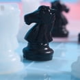 thumbnail image 3 of Chessboard Silicone Resin Mold Chess Piece Mould Craft Knight, 3 of 9
