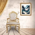 thumbnail image 3 of Maki 15x18 Gold Ornate Wood Framed With Double Matting Wall Art Titled - Oiled Forest Ii, 3 of 6