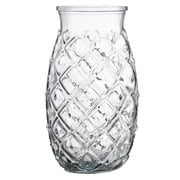 USHOBE Pineapple Shaped Transparent Cocktail Glass, 8.5 Inch Tall, and Stylish Drinkware for Storage and Serving