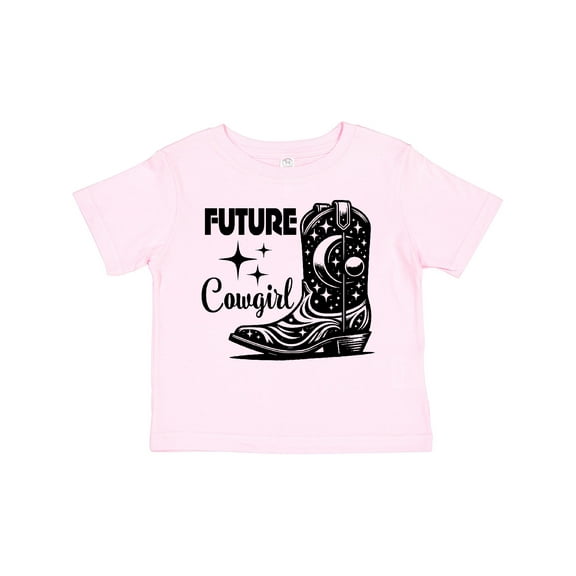 Inktastic Future Cowgirl Western Boot Rodeo Girls Toddler T-Shirt