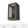 thumbnail image 7 of Hunter - Chevron 1-light Rustic Iron, Small Sconce Light, Dimmable, Casual Style, for Bedrooms, Kitchens, Dining, Living Rooms - 19971, 7 of 7