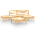 thumbnail image 2 of vidaXL 5 Piece Garden Lounge Set Solid Pinewood, 2 of 8