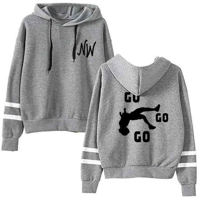 Nidal Wonder Merch Nw Go Go Go Hoodies Drawstring Pocketless Sweatshirt Men/women Nw Fans Fashion Pullover