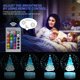 thumbnail image 5 of Luz nocturna para niños, control remoto, 16 colores, ilusión 3D para niños, lámpara de noche para dormitorio, árbol de Navidad regulable, juguetes para 2 3 4 5 6 7 8-12 años, niños, niñas, regalos, d JAMW Sencillez, 5 of 5