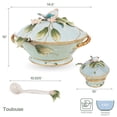 thumbnail image 2 of Fitz and Floyd Toulouse Soup Tureen with Ladle, 2 of 10