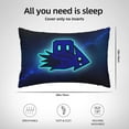 thumbnail image 2 of Throw Pillow Covers 20x30 Inch, Geometry Dash Decorative Pillow Case for Sofa Couch Chair Bedroom Modern Decor, 2 of 7