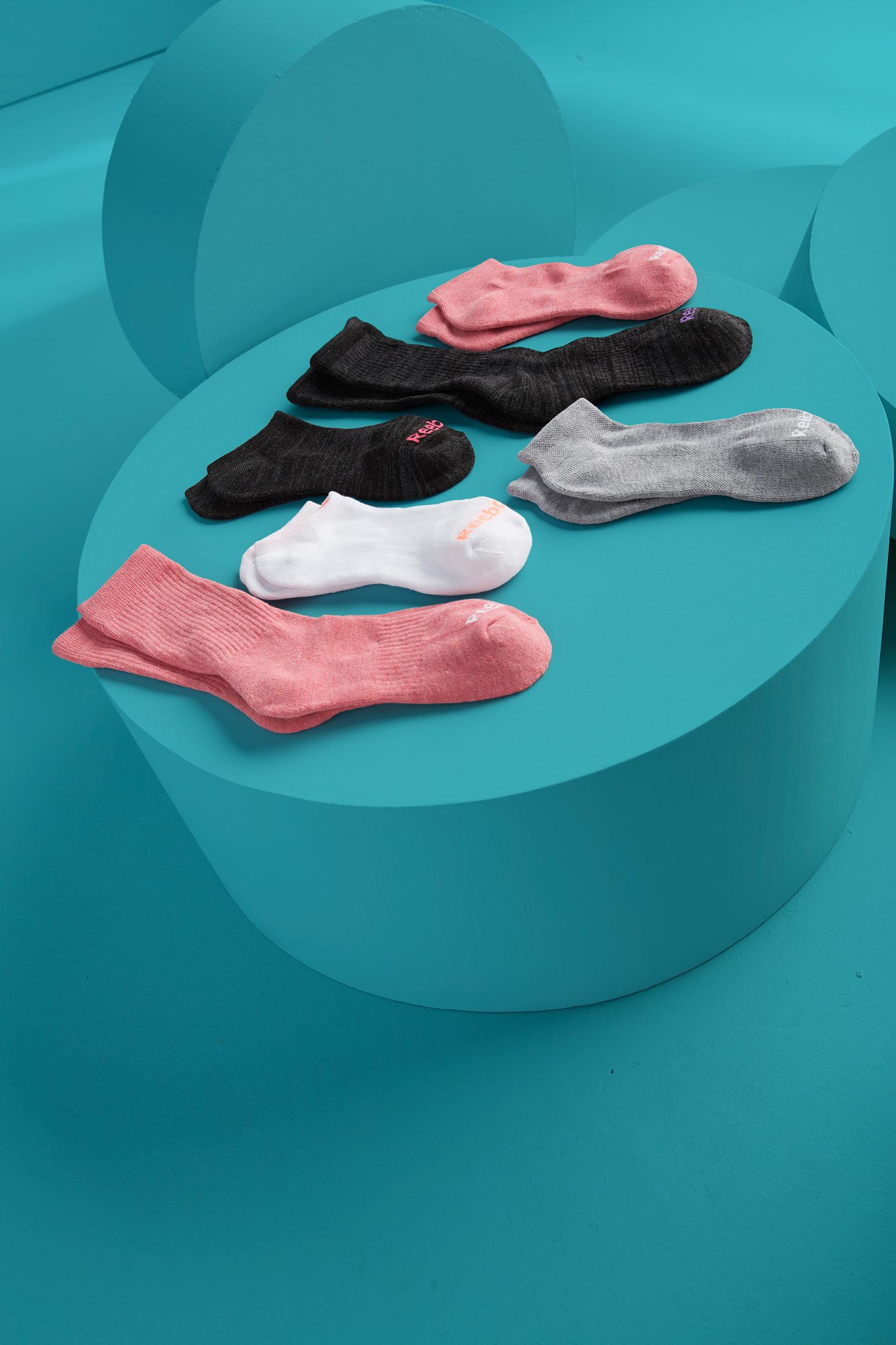 Reebok Women's Pro Series Cushion Ankle Socks, 10-Pack photo 8