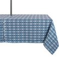 thumbnail image 1 of Midwest Design Imports Blue Ikat Outdoor Tablecloth, 60'' x 84'', Blue Ikat, Zippered, Polyester, Tablecloth, 1 of 2