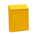 thumbnail image 4 of Buzón montado en la pared, caja para periódicos con llave, buzón para colgar en la pared, buzón con cerradura para puerta de porche al aire libre amarillo, 4 of 8
