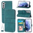 thumbnail image 1 of TECH CIRCLE Wallet Case for Galaxy S23 Plus, Magnetic PU Leather Stand RFID Blocking Card Slot Folio Flip Cover with Crossbody Strap Shockproof Protective Case for Samsung Galaxy S23 Plus 6.6Darkgreen, 1 of 8