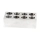 thumbnail image 5 of Soporte para utensilios de cocina, organizador de cubiertos, Base antideslizante, soporte para cubiertos, estante de almacenamiento de vajilla para 8 cuadrícula, 5 of 8