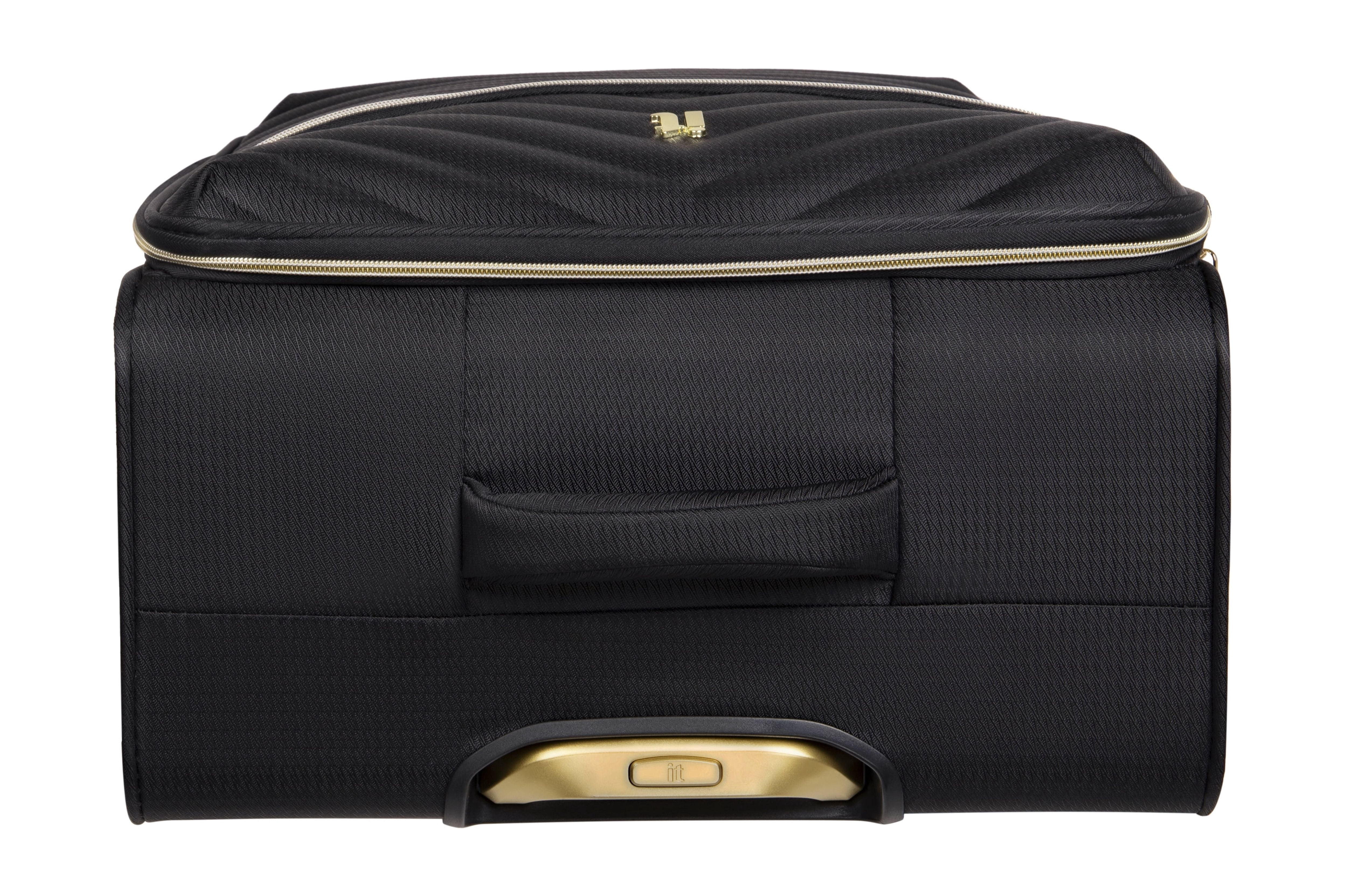 it luggage Plenitude II ECO Softside 28" Medium Checked Expandable Fashion Spinner Luggage, Black