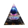 thumbnail image 1 of Generador de Energía Zulema de Cristal Natural Azul Pirámide, 1 of 7