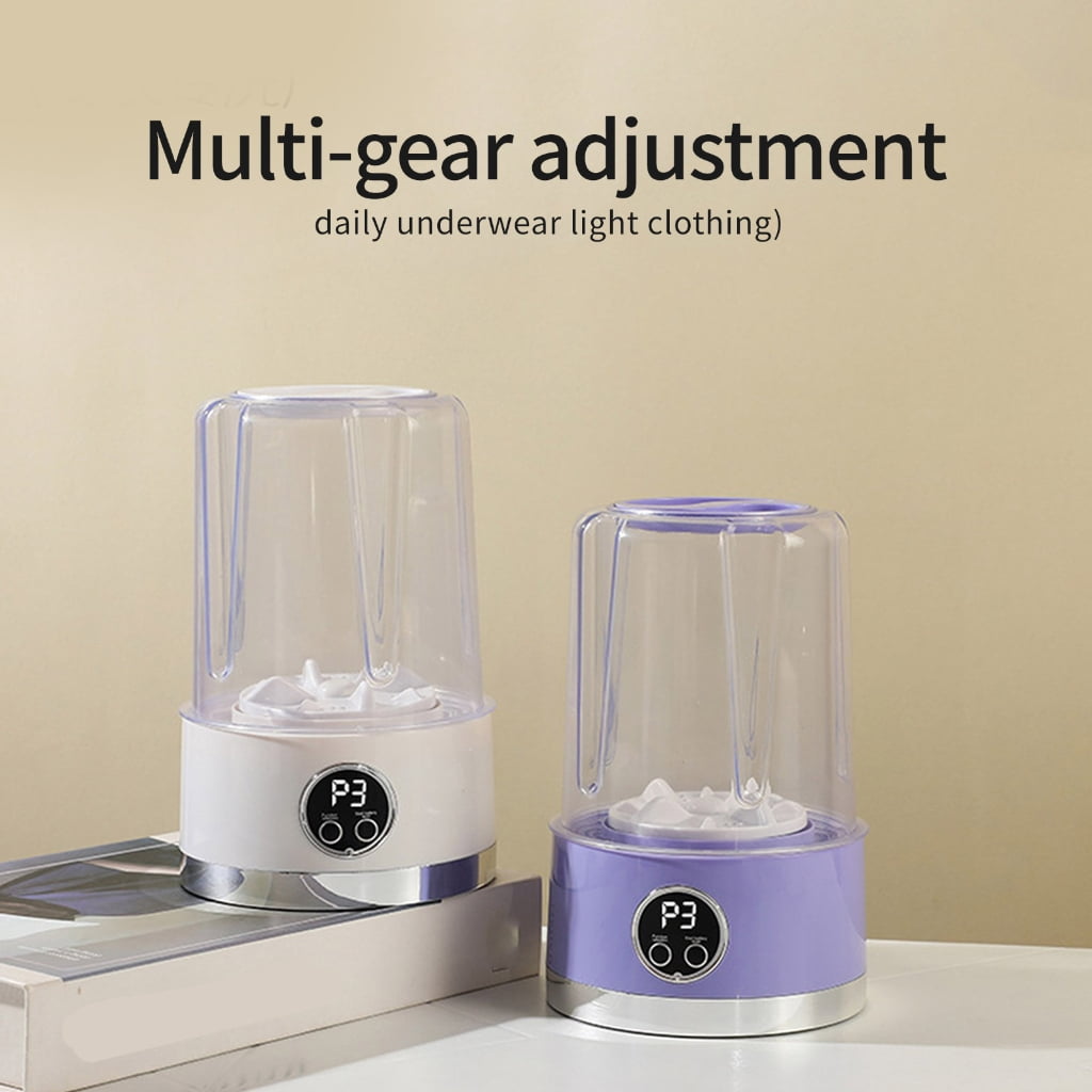 Miniature Rechargeable Clothes Washer for Delicates Socks and Towels Cordless Washing Machine Waterproof Laundry Device