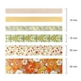 thumbnail image 6 of Wrapables Decorative Washi Tape Box Set for DIY Arts & Crafts, Scrapbooking, Diary, Stationery, Card-Making, Gift Wrapping (12 Rolls), Floral, 6 of 8