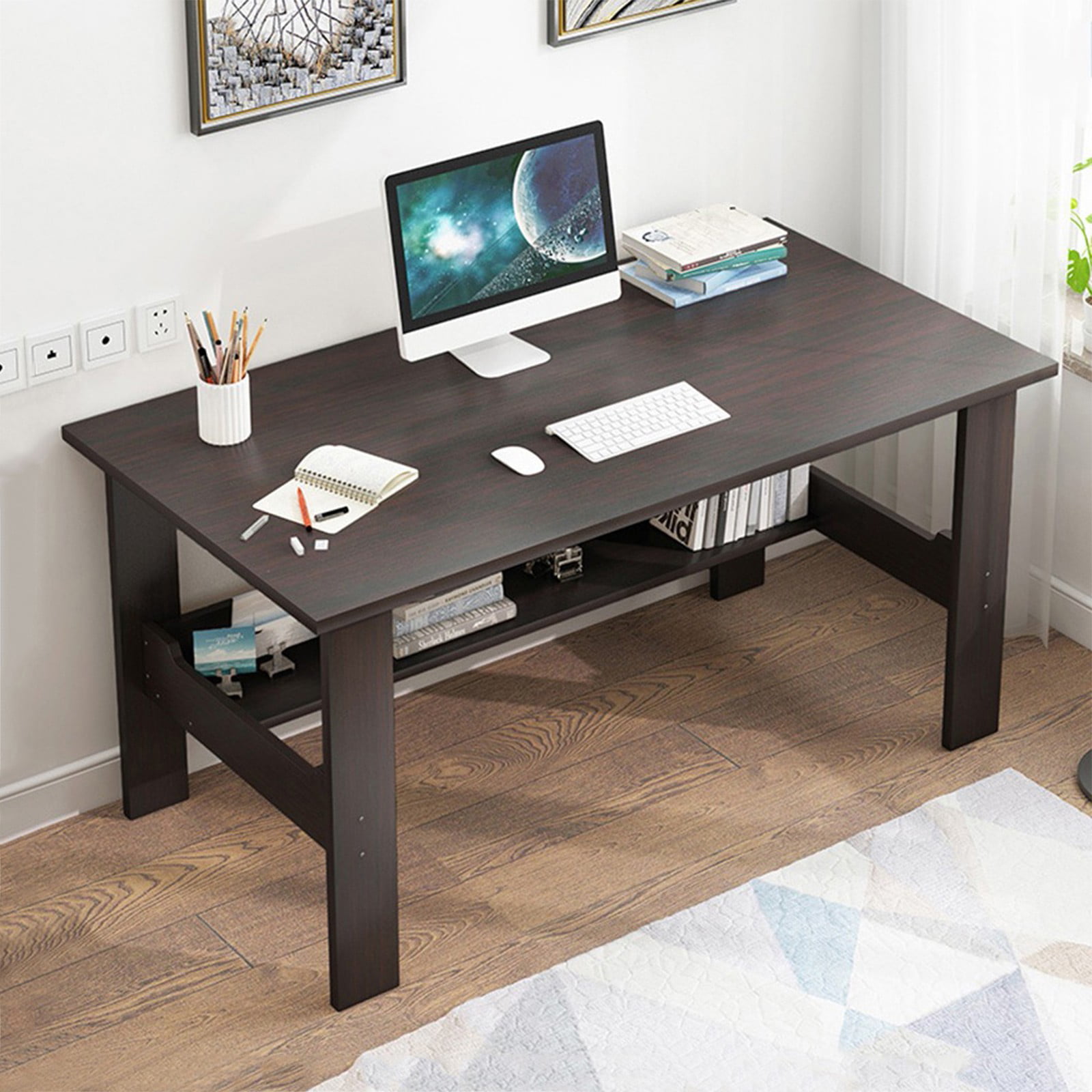 Details about   Bedroom Laptop Study Table Office Desk Workstation Home Desktop Computer Desk 