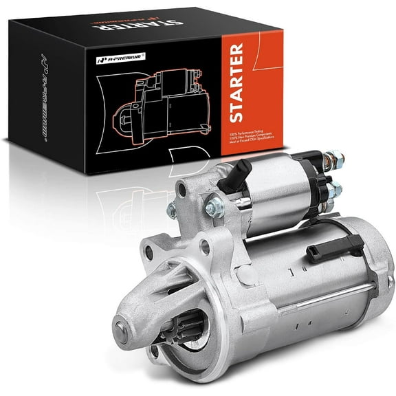 A-Premium Starter Motor Compatible with Ford E-150, E-250, Expedition, F-150 & Lincoln Navigator, 2013-2019, 5.0L 5.4L 6.2L 6.8L, 12V 1.6KW 12 Teeth Clockwise, Replace# 410-52472 DL3T-11000-AA SND0795