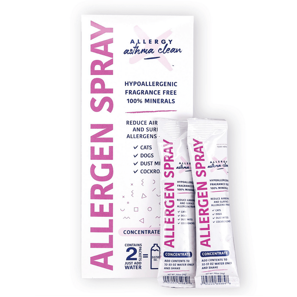 Allergy Asthma Clean Allergen Cleaning Spray Air Freshener Refill 2