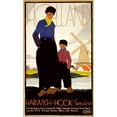 thumbnail image 3 of Vintage Apple Collection 16x24 Black Modern Framed Museum Art Print Titled - Travel Holland, 3 of 5