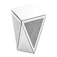 thumbnail image 3 of Mirrored Desk And Chair , American Style, For Living Room, 13.97x13.97x23.18 In Silver End Table, Elegant Design, No Assembly Required, 13x13x23, 3 of 6