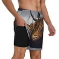thumbnail image 3 of Fotbe Portrait Of Highland Cow With Its Baby Cow Men’s Swim Trunks Quick Dry Swim Shorts Board Shorts with Mesh Lining-XX-Large, 3 of 9