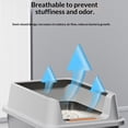 thumbnail image 4 of Giaone Stainless Steel Litter Box with Basins and Filter Pedals to Reduce Litter Tracking Cats Toilet for, 4 of 8