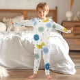 thumbnail image 4 of Boys Pajamas Girls Pajama Cute Flowers Cute Comfortable Cotton Two-piece Pajama Set, 4 of 7