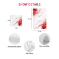thumbnail image 7 of Marble Red Kitchen Dish Towels for Drying Dishes Set of 2, Gold White Modern Gradient Ocean Wavy Ripple Waffle Weave Microfiber Hand Tea Bathroom Towels Quick Dry & Absorbent Towel 15.7x23.6, 7 of 7