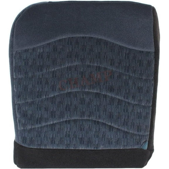 Auto Champ Of Texas - Driver Side Bottom Replacement Cloth Seat Cover, Blue (Compatible with 1999-2000 Ford F250 F350 XLT Single-Cab)