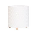 thumbnail image 2 of Honeycomb Metal Planter Pot With Peg Base - White - 10.75"H x 10.25"W, 2 of 4