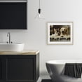 thumbnail image 2 of Bath Buddies Cat & Dog Birch Framed Print Under Glass, design by Shawna Stewart, 2 of 10