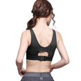 thumbnail image 5 of Women's Sports Bras Large Size Beautiful Back Yoga Vest Fitness Running Sexy Underwear Composite Fabric One-piece Sports Bra Comfortable Bras for Women Black XL, 5 of 7