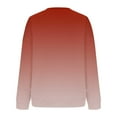 thumbnail image 5 of HOMBOM Pullover Sweatshirt for Women Red Crew Neck Oversized Fall Lightweight Long Sleeve Womens Tops, 5 of 5