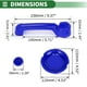 thumbnail image 4 of Conjunto de cubiertas para manijas de puertas exteriores Unique Bargains, trim decorativo para Jeep Wrangler JK 2DR 2007-2017, ABS, Azul Profundo, 1 juego, 4 of 6